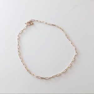 J. Crew Gold Chain Choker Necklace